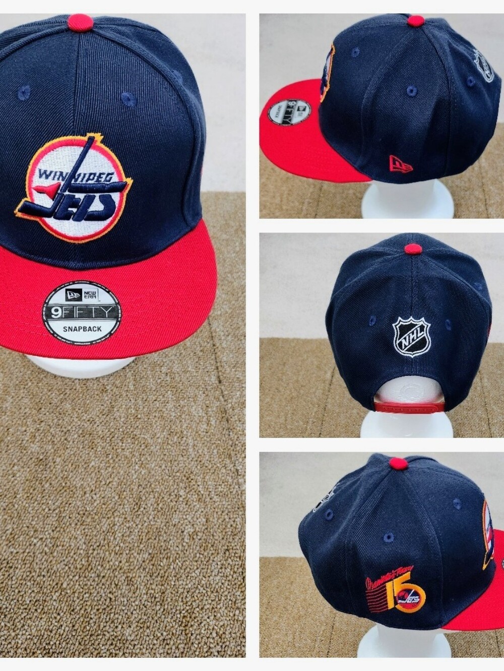 WINNIPEG JETS NHL HOCKEY SNAPBACK HAT.